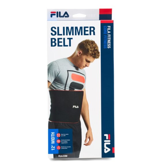 FILA Black/red 12in Slimmer Belt - Picture 1 of 1